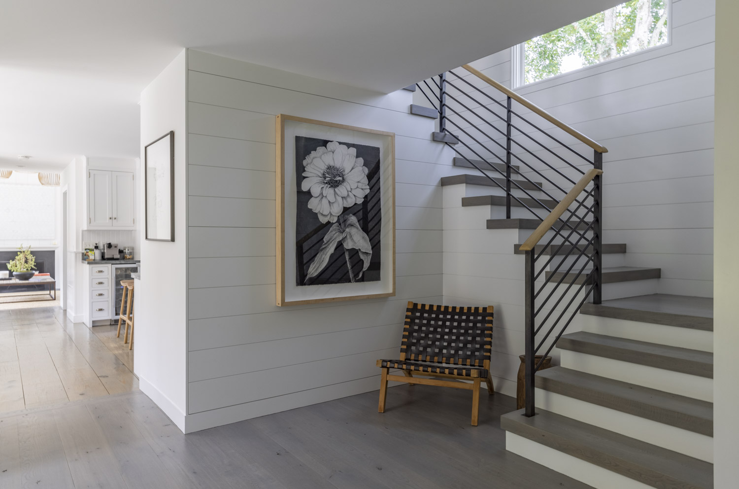 Photo of construction by Ronald Webb Builder.